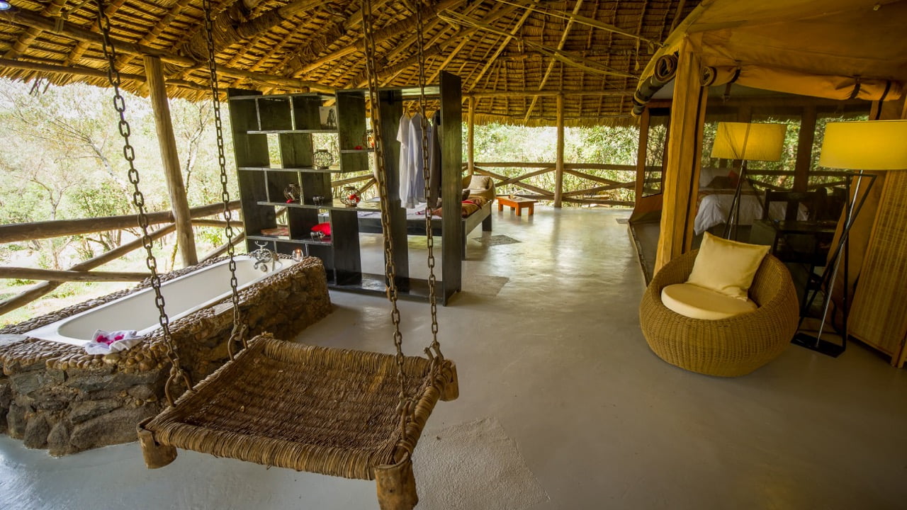 Chambre supérieure au Lodge Nyota Masai Mara